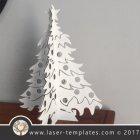 DŘEVĚNÝ VÁNOČNÍ STROMEK - Christmas Tree with holes