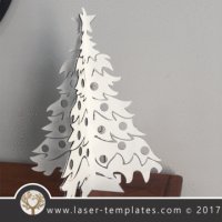 DŘEVĚNÝ VÁNOČNÍ STROMEK - Christmas Tree with holes