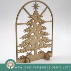 DŘEVĚNÝ VÁNOČNÍ STROMEK - Framed Christmas Tree