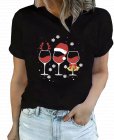 Tričko - Vánoce sklenička vína