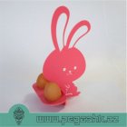 VELIKONOCE STOJÁNEK - Bunny Easter Egg Holder