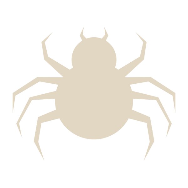 Dřevěná ozdoba Halloween - pavouk 9 cm - Kliknutím na obrázek zavřete