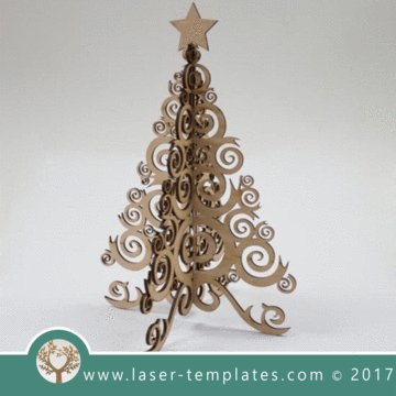 DŘEVĚNÝ VÁNOČNÍ STROMEK - Christmas Tree 7 - Kliknutím na obrázek zavřete