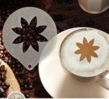 Šablona na zdobení kávy - Flower Stencil 2
