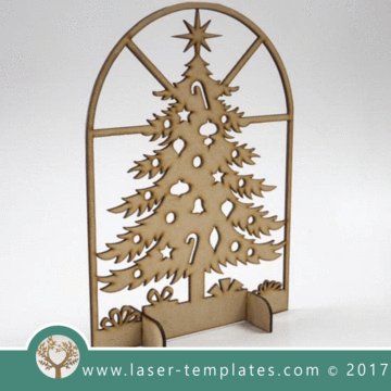 DŘEVĚNÝ VÁNOČNÍ STROMEK - Framed Christmas Tree - Kliknutím na obrázek zavřete