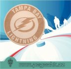 DŘEVĚNÝ PIVNÍ TÁCEK - Tampa Bay Lightning