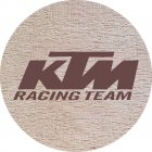 DŘEVĚNÝ PIVNÍ TÁCEK - KTM RACING TEAM