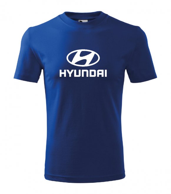 Tričko - Hyundai modré - Kliknutím na obrázek zavřete