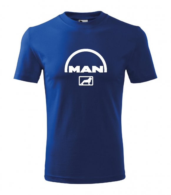 Tričko MAN - modrá - Kliknutím na obrázek zavřete