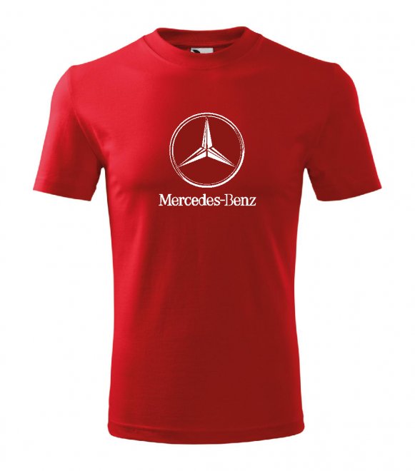 Tričko MERCEDES BENZ - červená - Kliknutím na obrázek zavřete