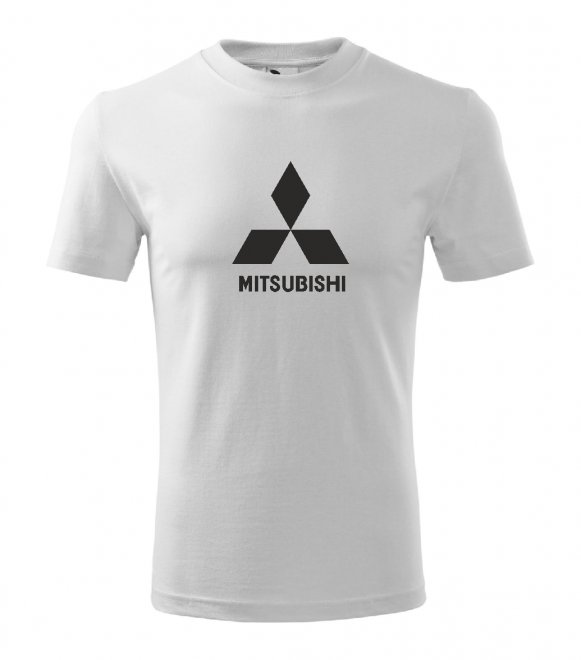 Tričko MITSUBISHI - bílá - Kliknutím na obrázek zavřete
