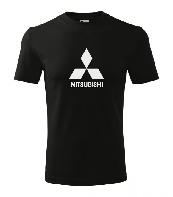 Tričko MITSUBISHI - černá - Kliknutím na obrázek zavřete