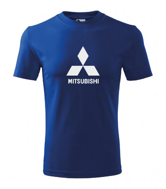 Tričko MITSUBISHI - modrá - Kliknutím na obrázek zavřete