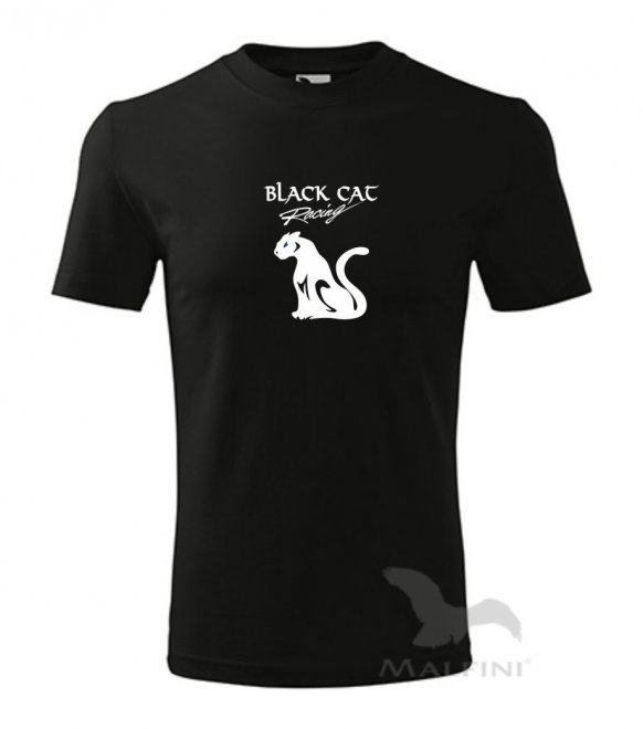 Tričko - Black cat racing - Kliknutím na obrázek zavřete
