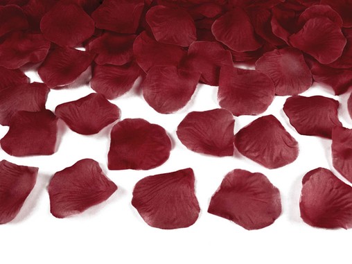 Okvětní lístky růže tm. červené 100 KS - Kliknutím na obrázek zavřete