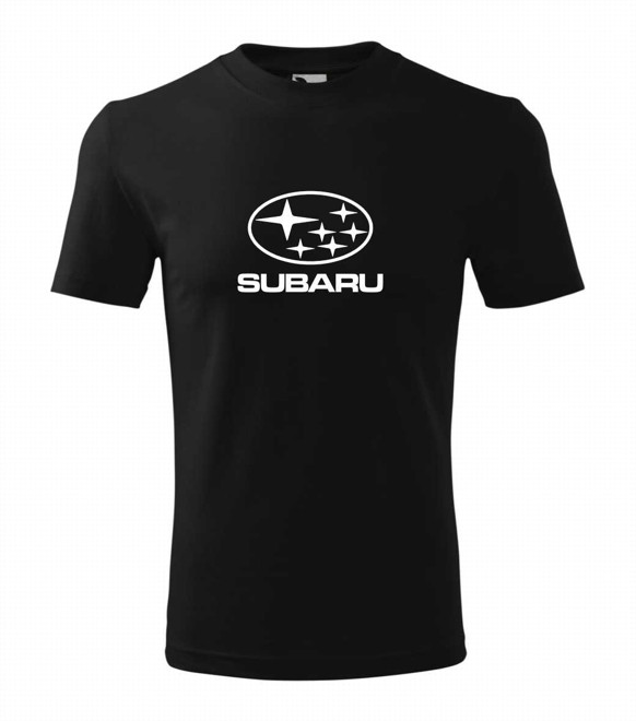 Tričko SUBARU - černá - Kliknutím na obrázek zavřete