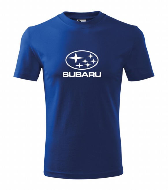 Tričko SUBARU - modrá - Kliknutím na obrázek zavřete