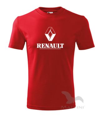Tričko RENAULT - červená - Kliknutím na obrázek zavřete