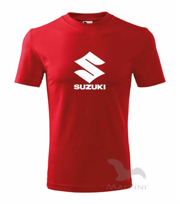Tričko SUZUKI - červená - Kliknutím na obrázek zavřete